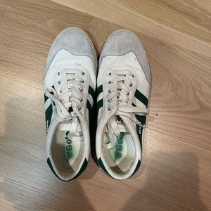 Gola sneakers with grey and green details women’s size 9